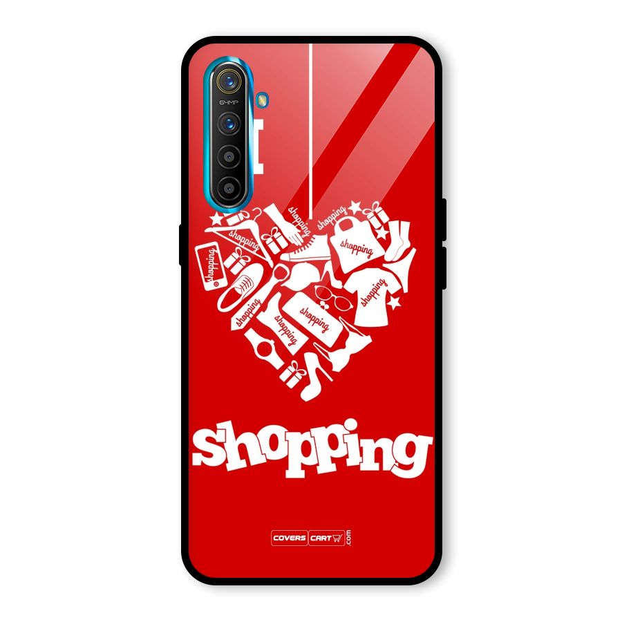 I Love Shopping Glass Back Case for Realme XT