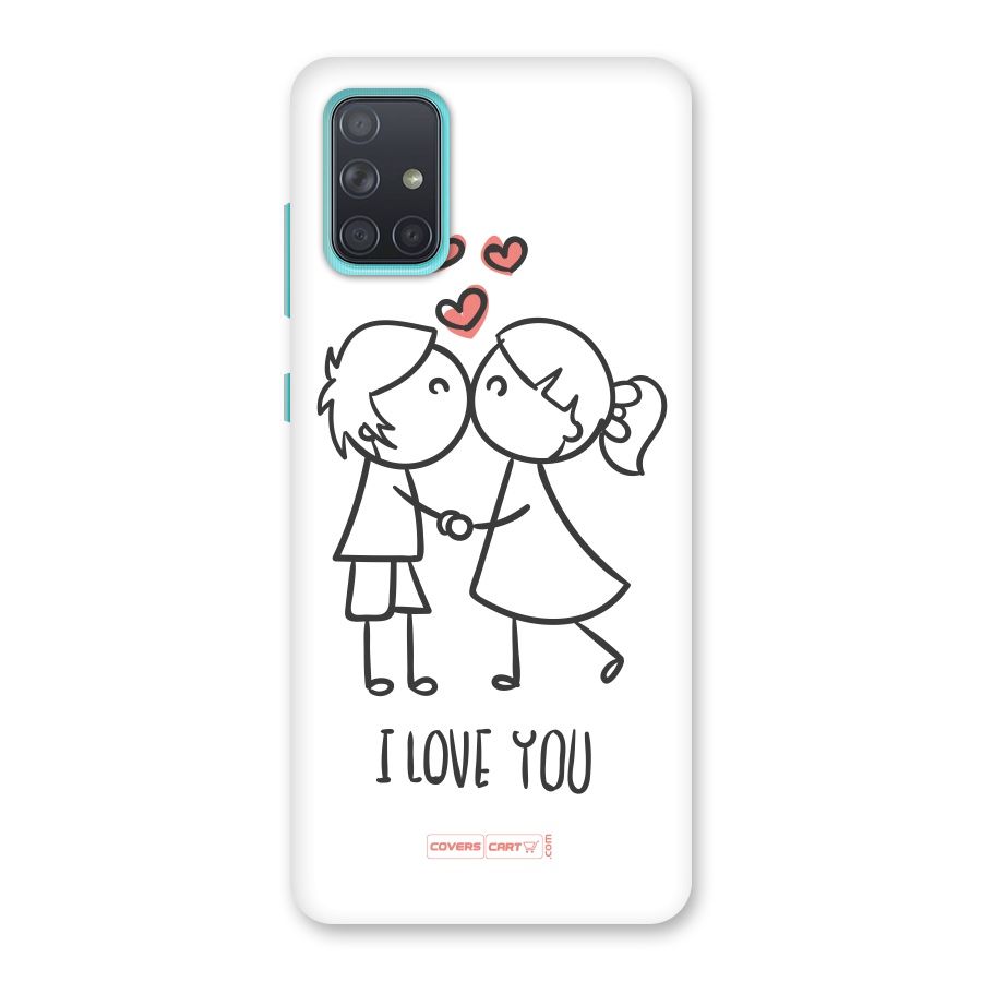 I Love You Back Case for Galaxy A71