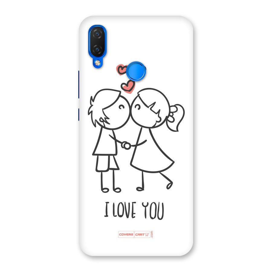 I Love You Back Case for Huawei P Smart+