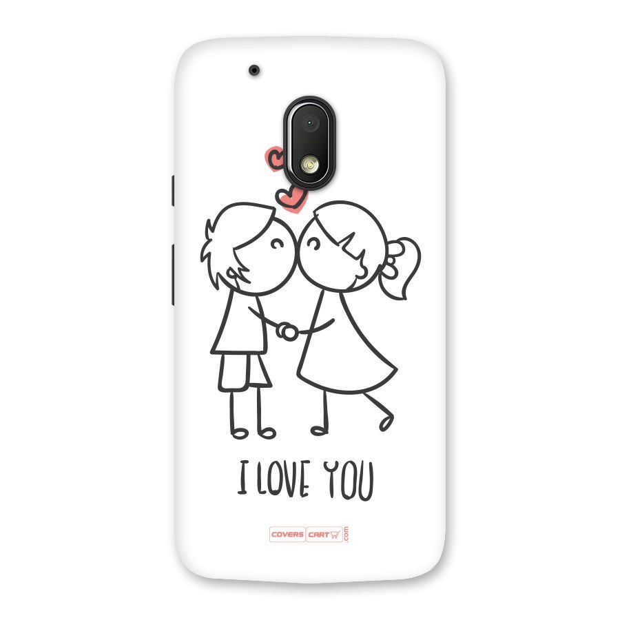 I Love You Back Case for Moto G4 Play