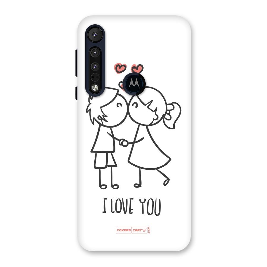 I Love You Back Case for Motorola One Macro