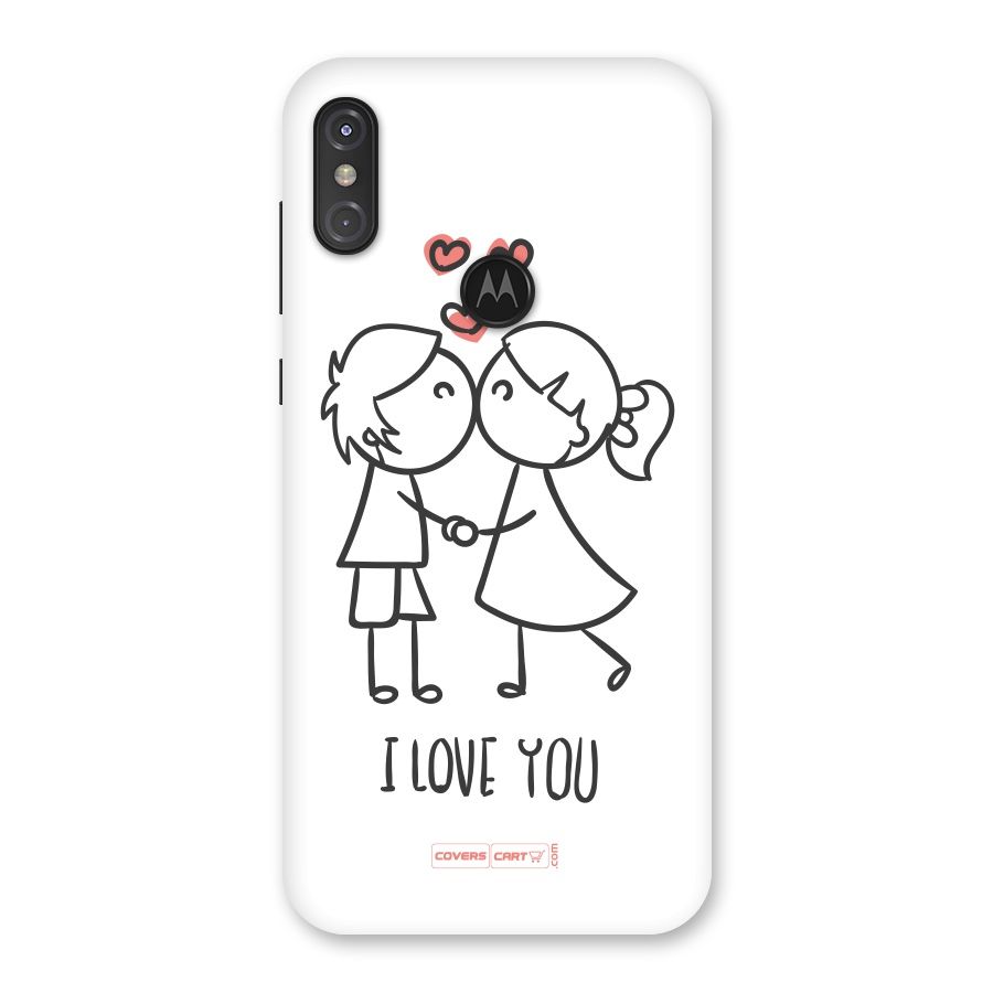 I Love You Back Case for Motorola One Power