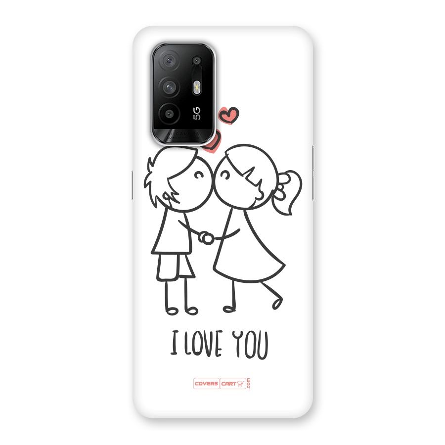 I Love You Back Case for Oppo F19 Pro Plus 5G