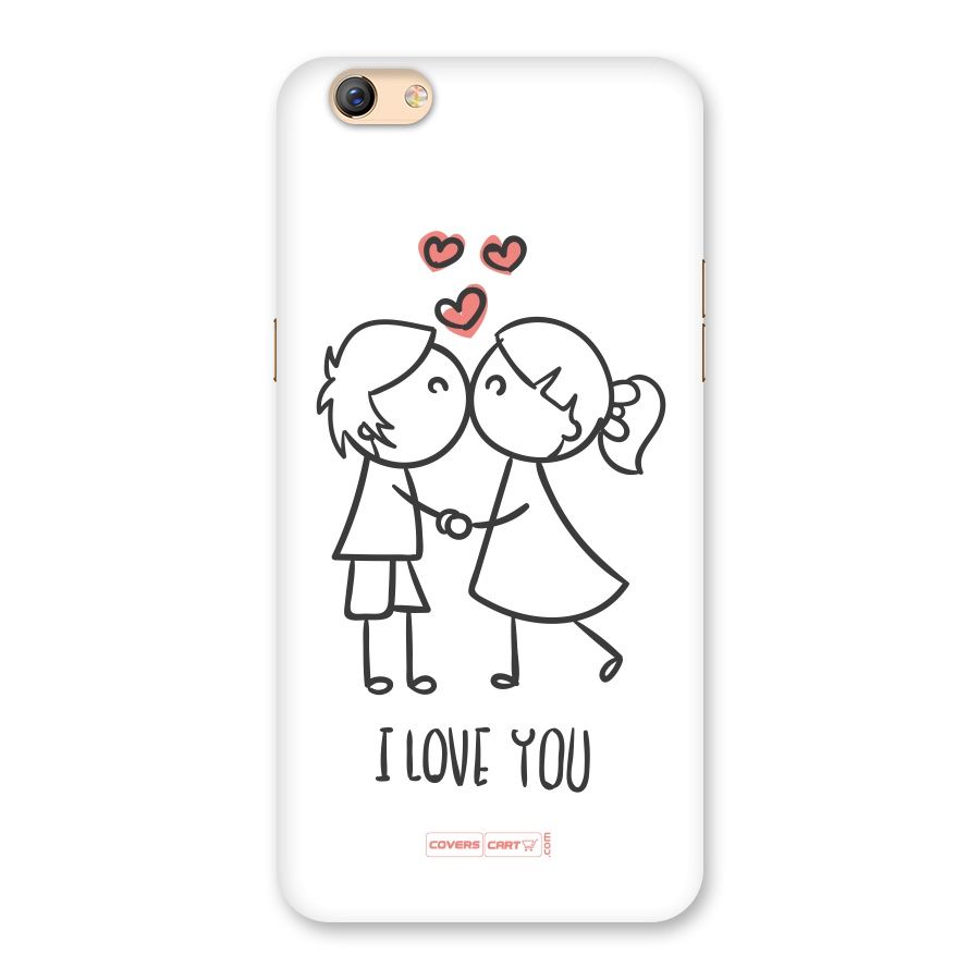 I Love You Back Case for Oppo F3 Plus