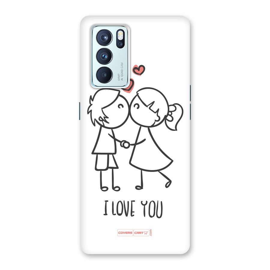 I Love You Back Case for Oppo Reno6 Pro 5G