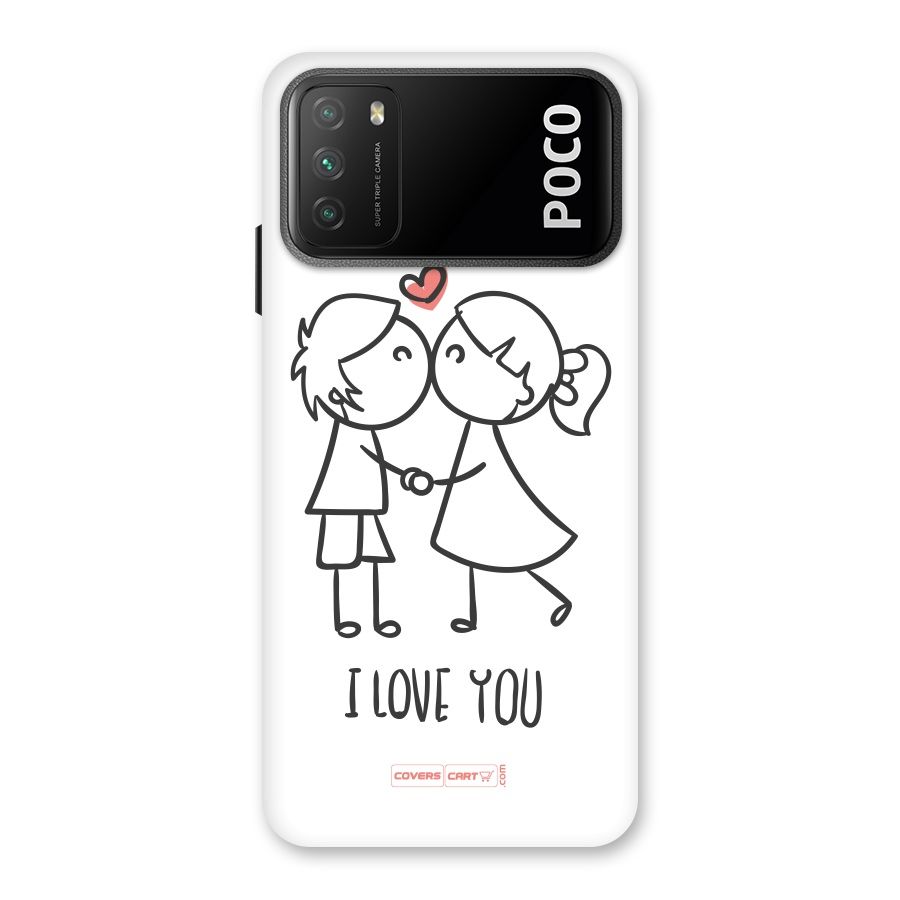 I Love You Back Case for Poco M3