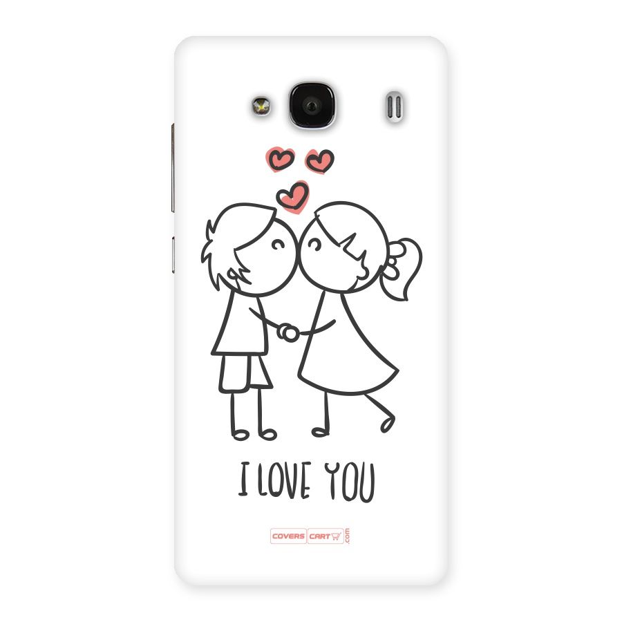 I Love You Back Case for Redmi 2 Prime
