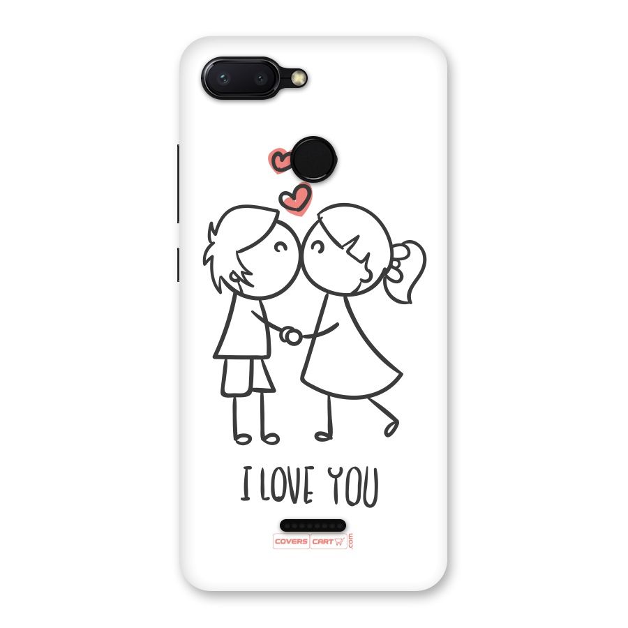 I Love You Back Case for Redmi 6