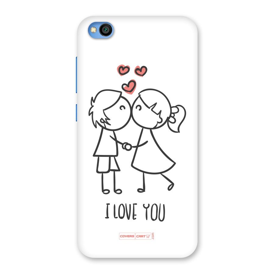 I Love You Back Case for Redmi Go