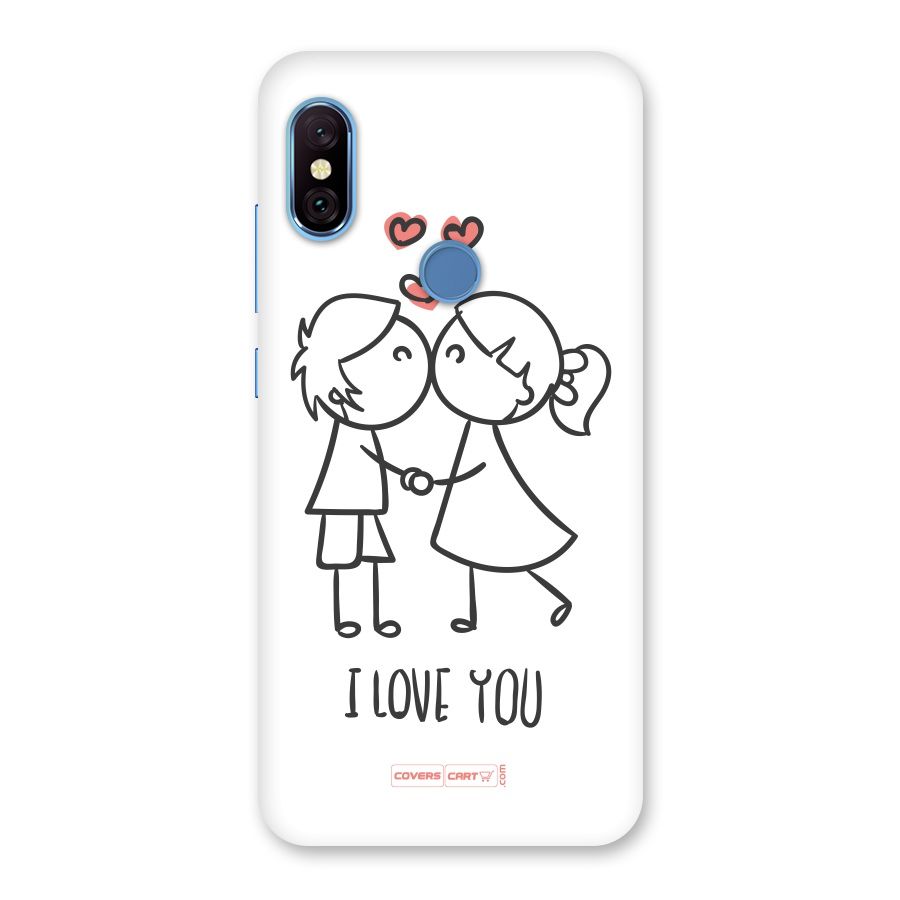 I Love You Back Case for Redmi Note 6 Pro