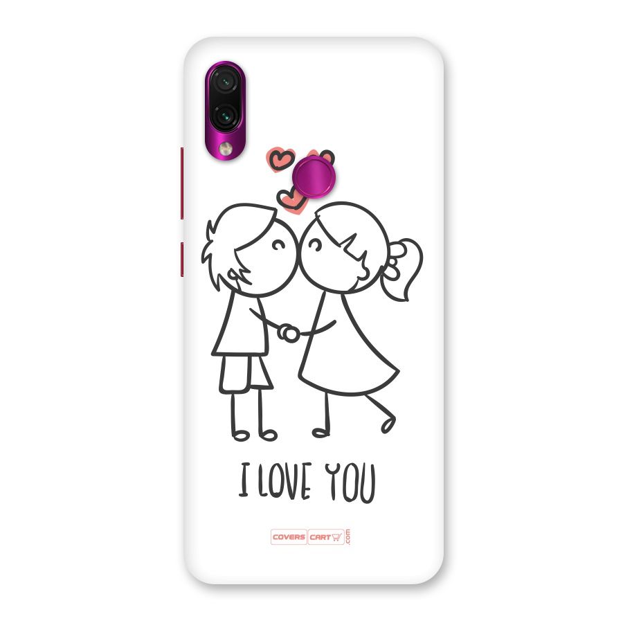 I Love You Back Case for Redmi Note 7 Pro
