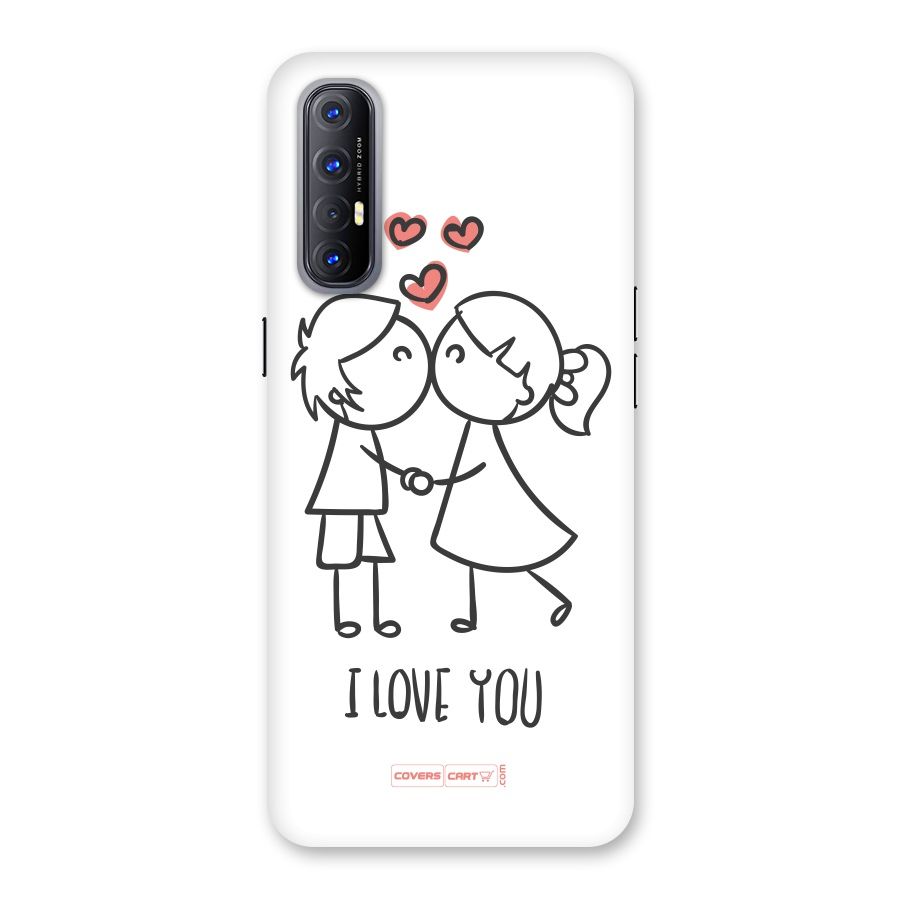 I Love You Back Case for Reno3 Pro