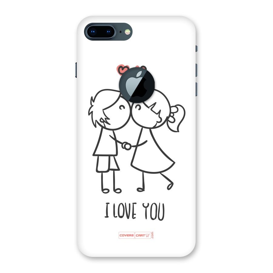 I Love You Back Case for iPhone 7 Plus Logo Cut