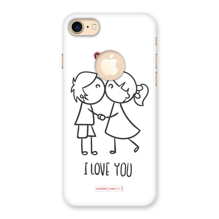 I Love You Back Case for iPhone 8 Logo Cut