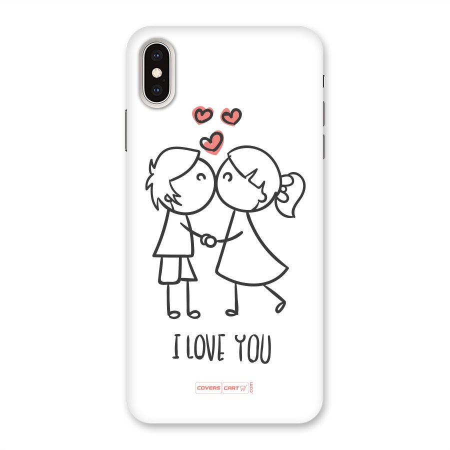 I Love You Back Case for iPhone XS Max