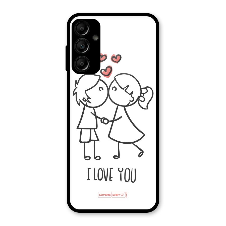 I Love You Glass Back Case for Galaxy A14 5G