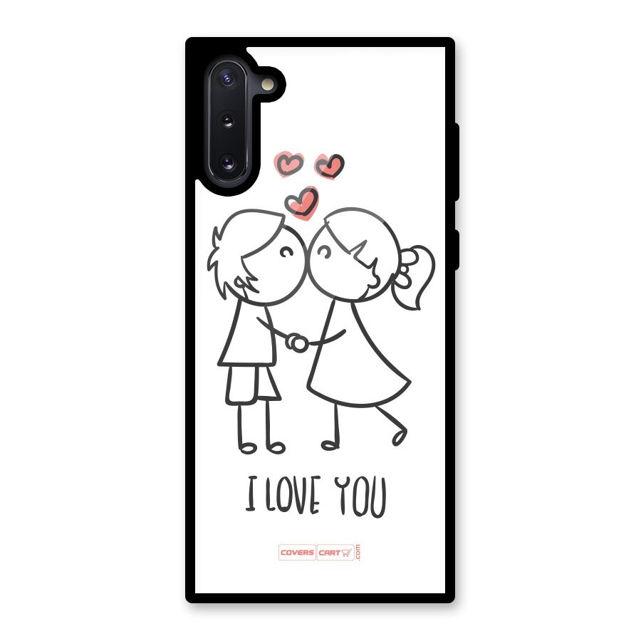 I Love You Glass Back Case for Galaxy Note 10