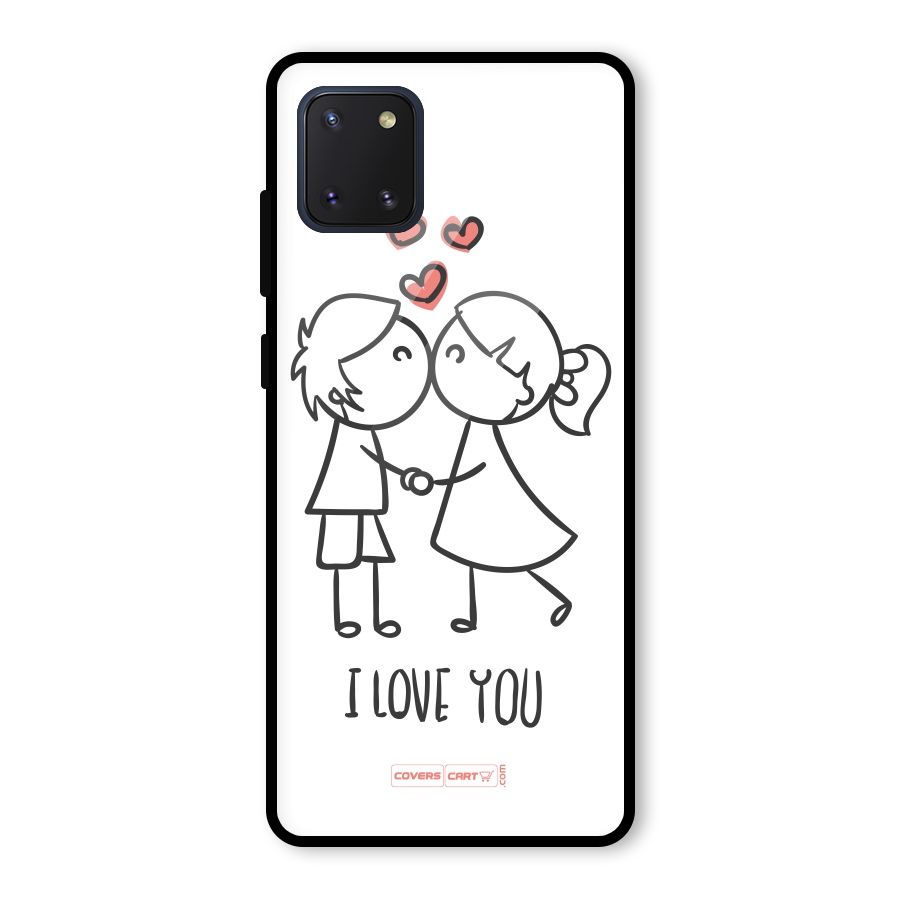I Love You Glass Back Case for Galaxy Note 10 Lite