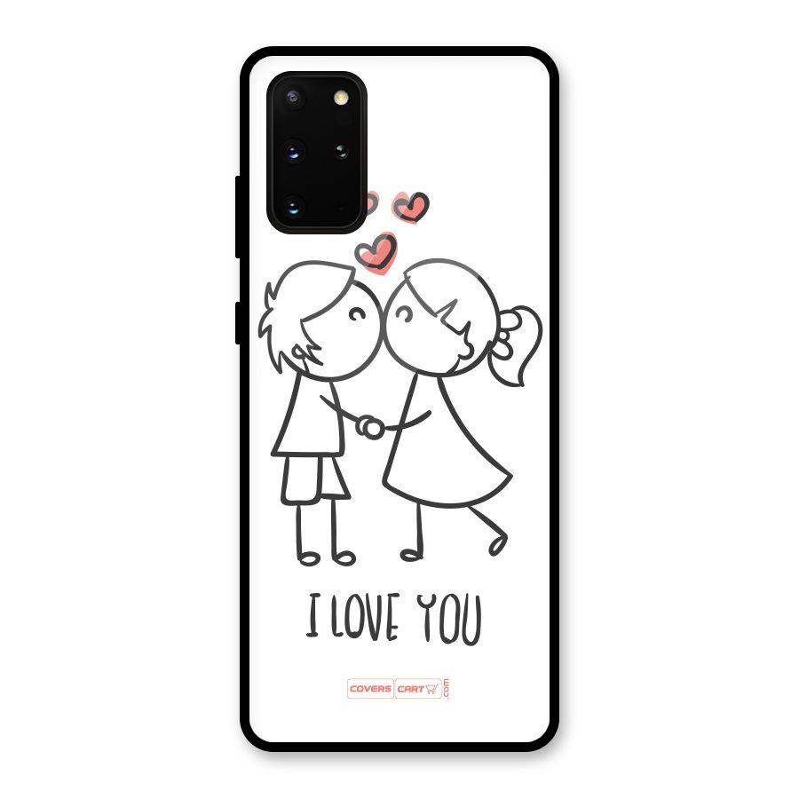 I Love You Glass Back Case for Galaxy S20 Plus