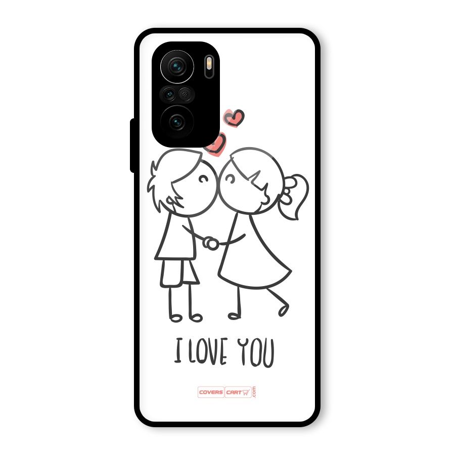 I Love You Glass Back Case for Mi 11X Pro
