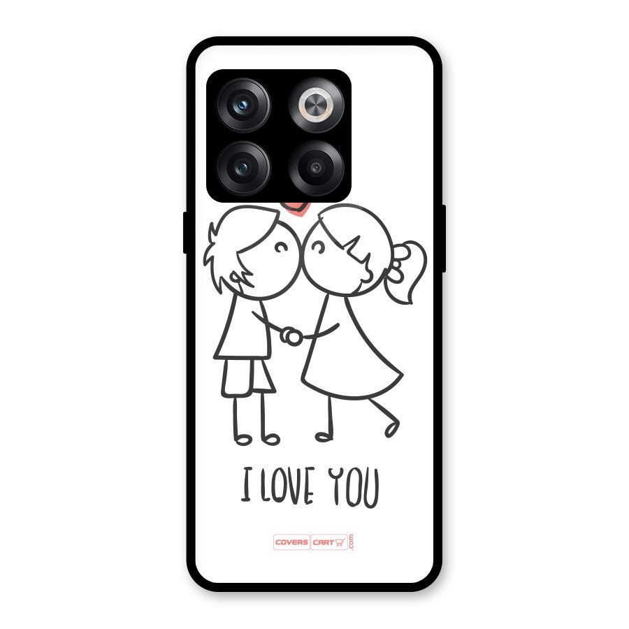I Love You Glass Back Case for OnePlus 10T