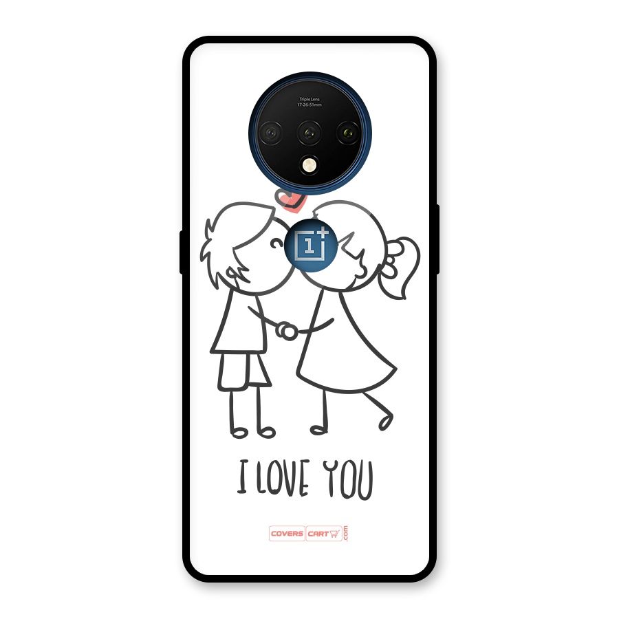 I Love You Glass Back Case for OnePlus 7T