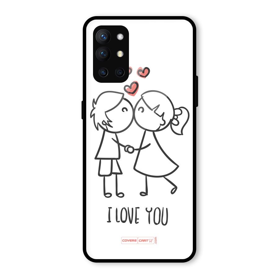 I Love You Glass Back Case for OnePlus 9R