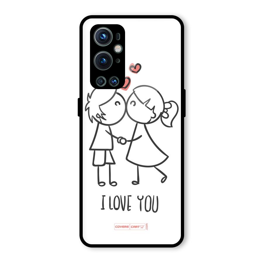 I Love You Glass Back Case for OnePlus 9 Pro