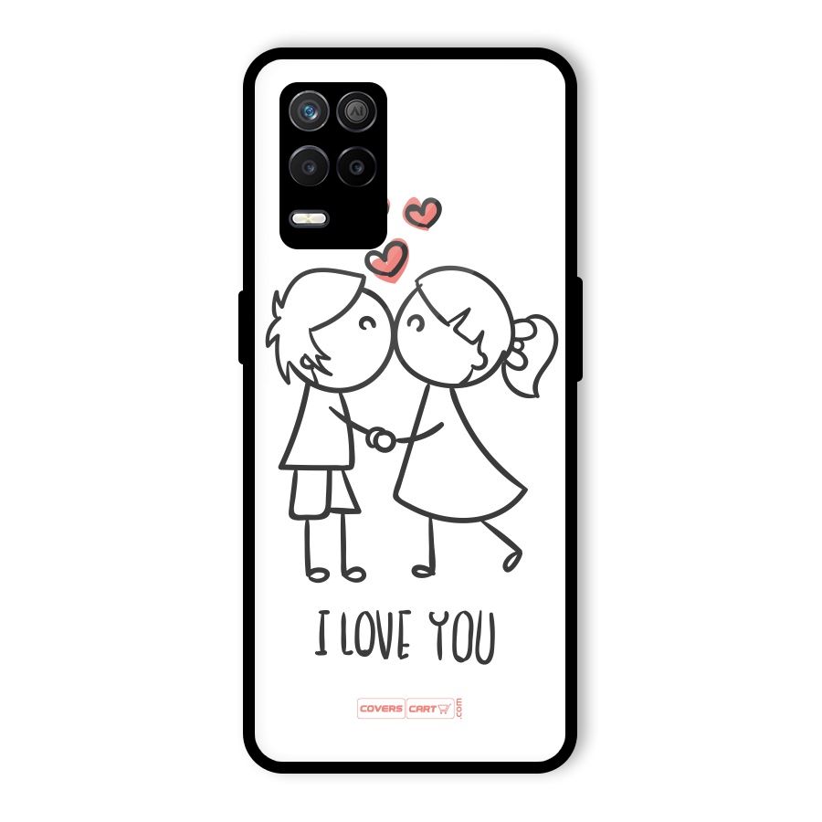 I Love You Glass Back Case for Realme 9 5G