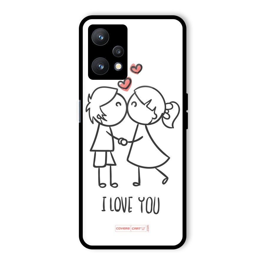 I Love You Glass Back Case for Realme 9 Pro 5G