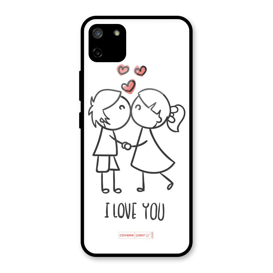 I Love You Glass Back Case for Realme C11