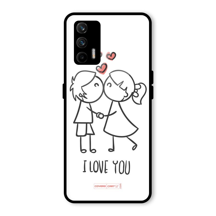 I Love You Glass Back Case for Realme GT 5G