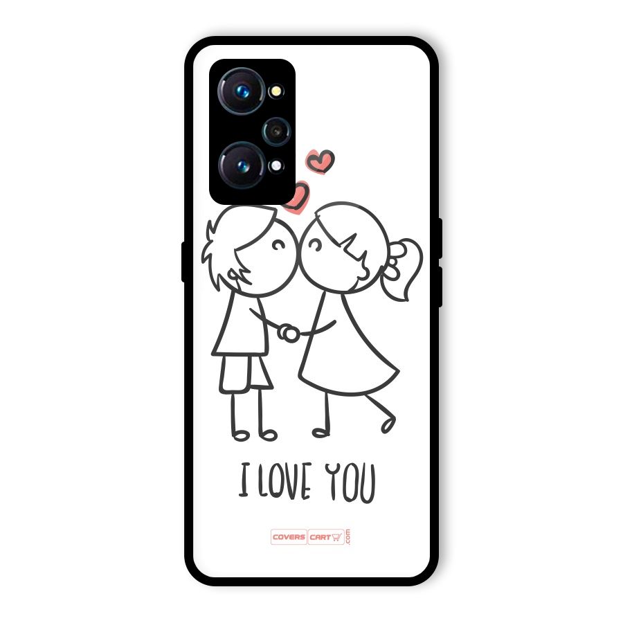 I Love You Glass Back Case for Realme GT Neo2