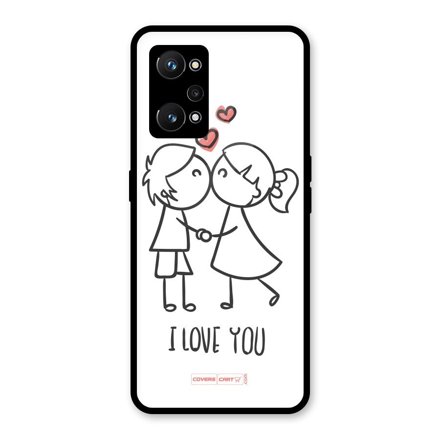 I Love You Glass Back Case for Realme GT Neo 3T