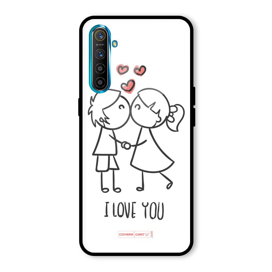 I Love You Glass Back Case for Realme X2