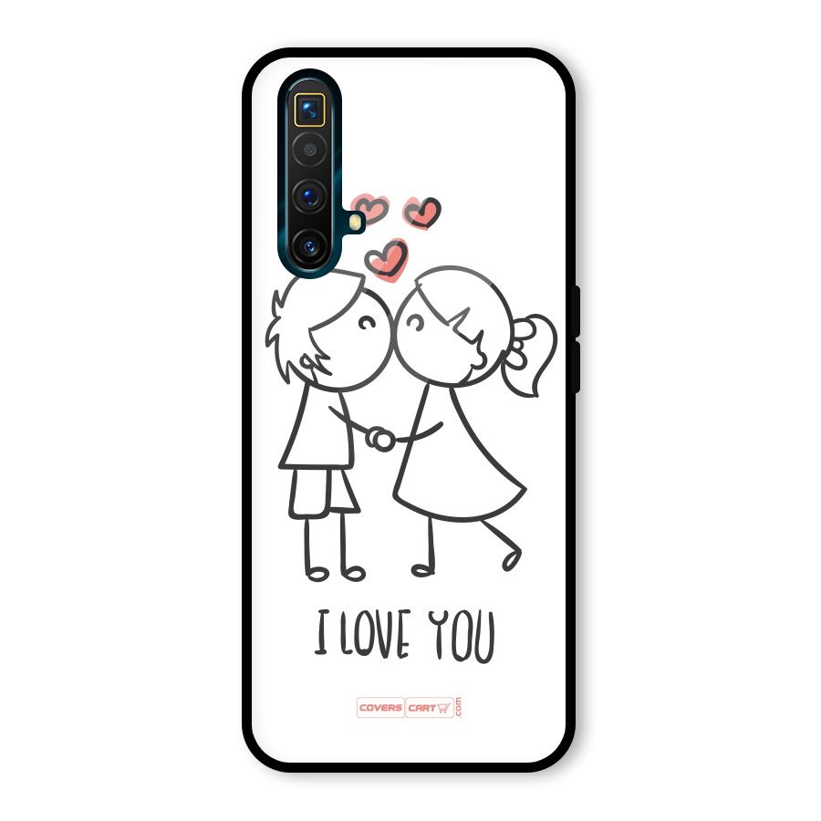 I Love You Glass Back Case for Realme X3