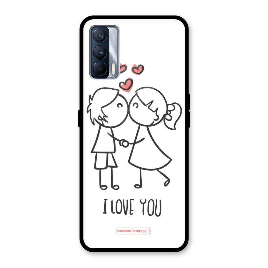 I Love You Glass Back Case for Realme X7