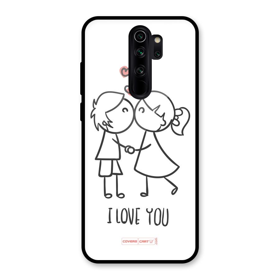 I Love You Glass Back Case for Redmi Note 8 Pro