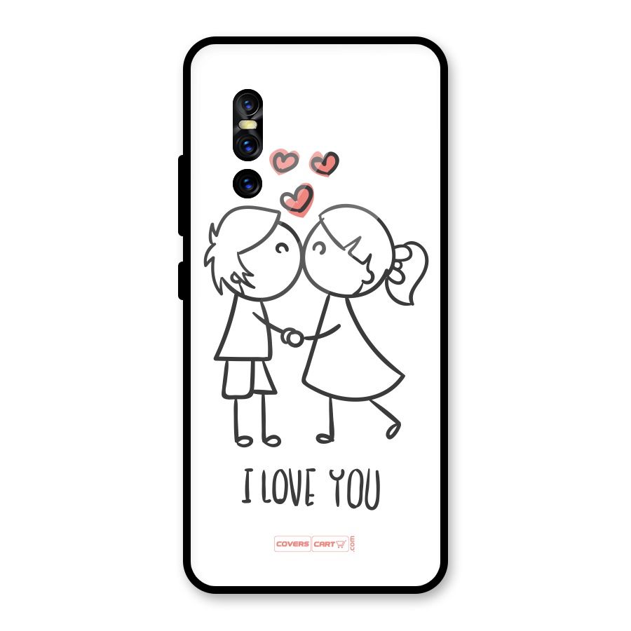 I Love You Glass Back Case for Vivo V15 Pro