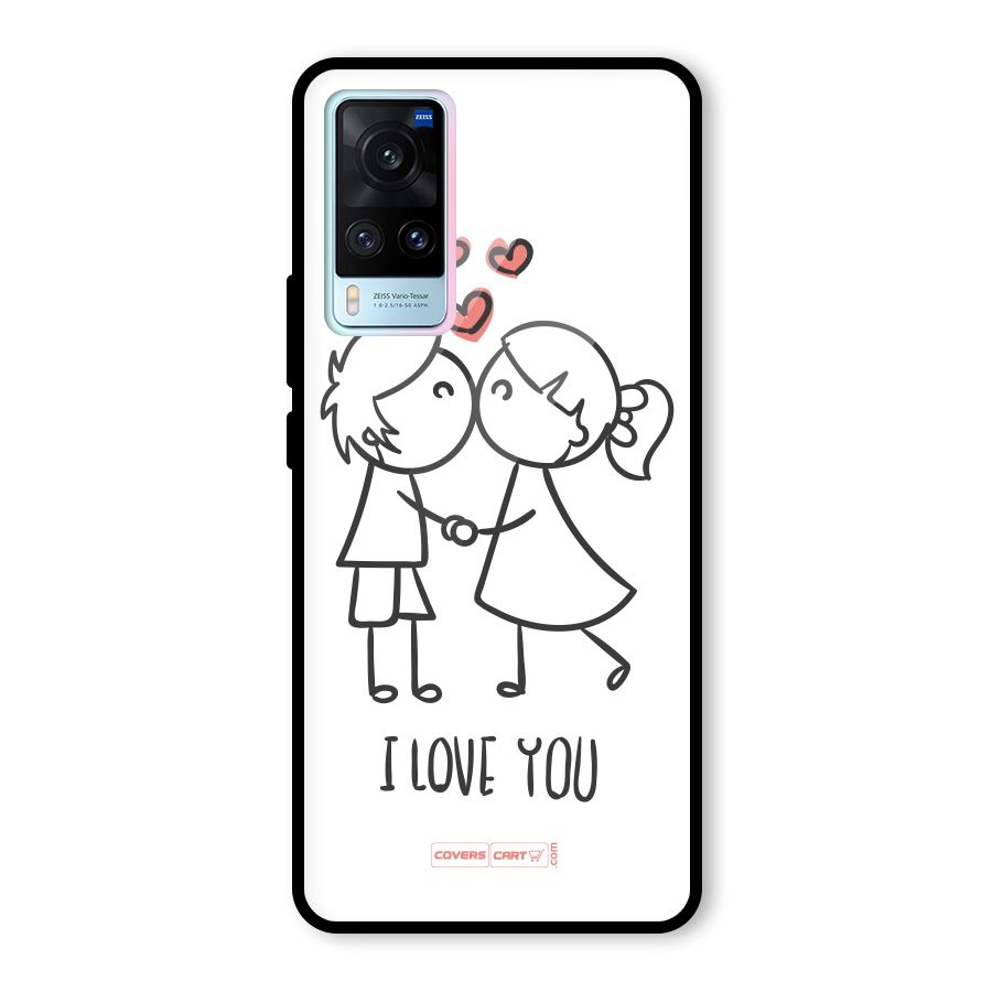 I Love You Glass Back Case for Vivo X60