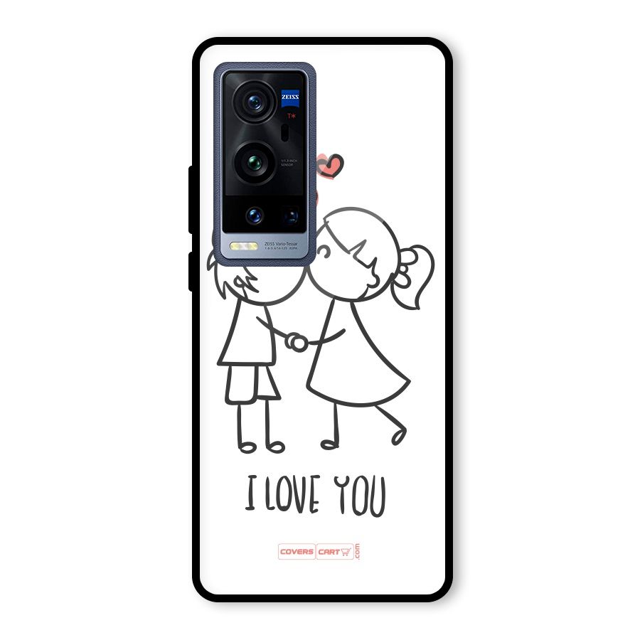 I Love You Glass Back Case for Vivo X60 Pro Plus
