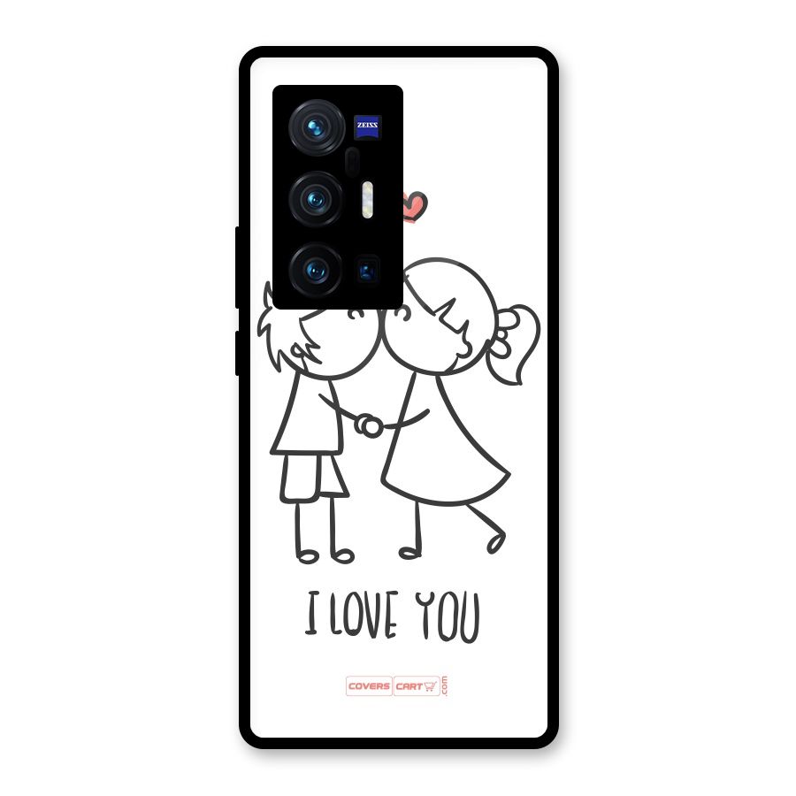 I Love You Glass Back Case for Vivo X70 Pro Plus
