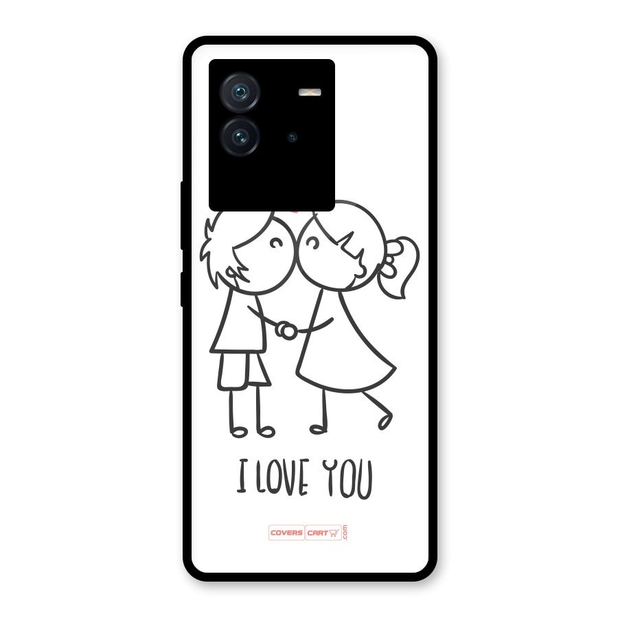 I Love You Glass Back Case for Vivo iQOO Neo 6 5G