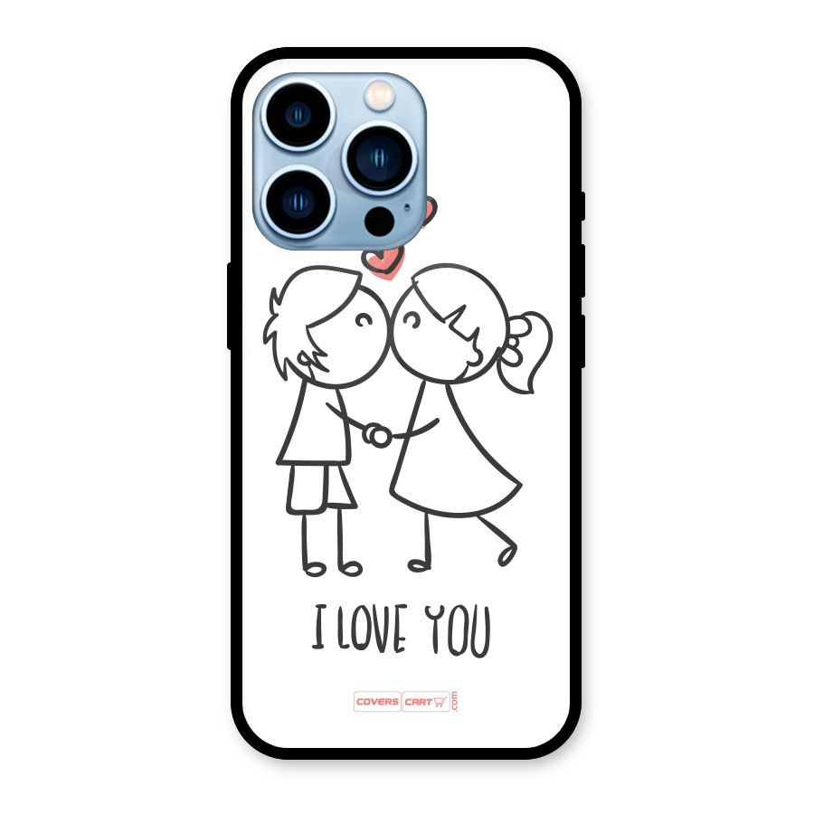 I Love You Glass Back Case for iPhone 13 Pro
