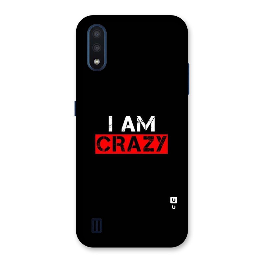 I am Crazy Back Case for Galaxy M01