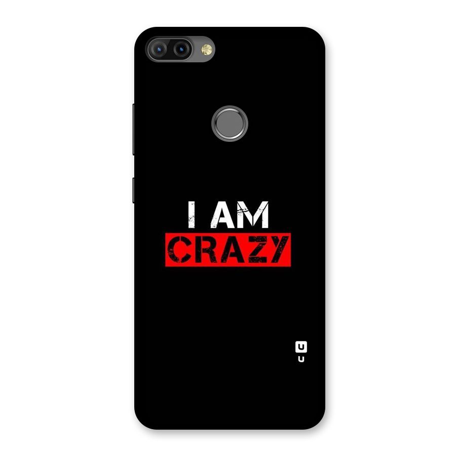 I am Crazy Back Case for Infinix Hot 6 Pro
