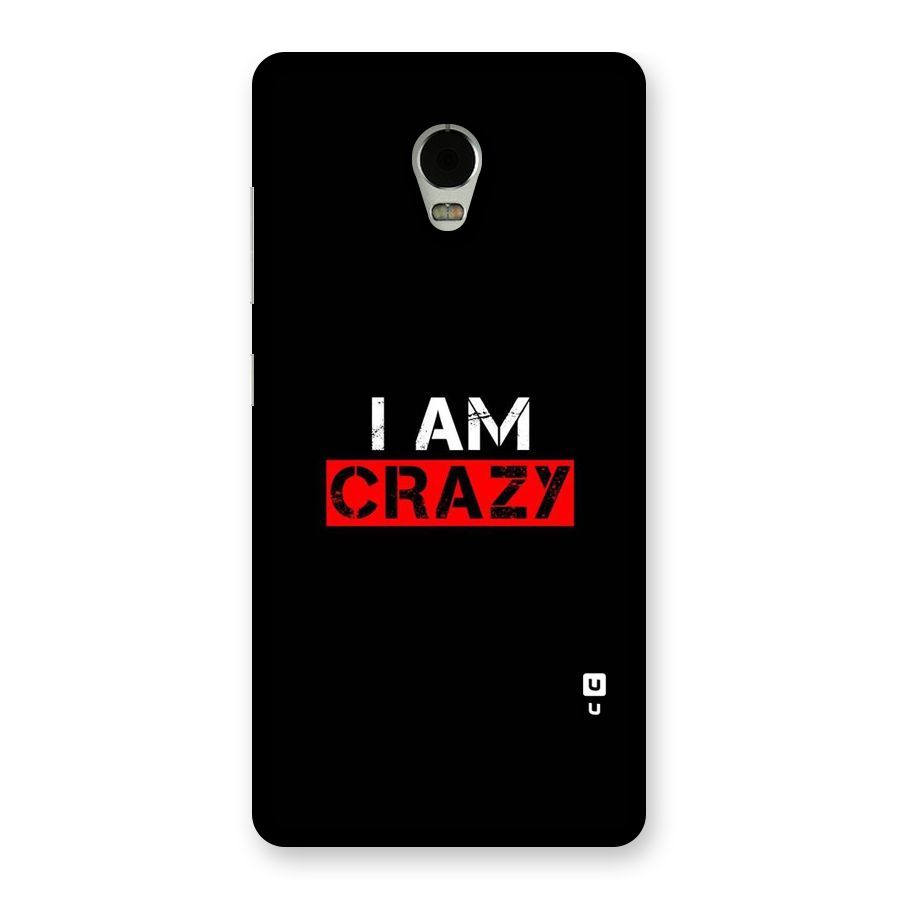 I am Crazy Back Case for Lenovo Vibe P1