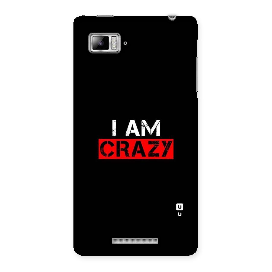 I am Crazy Back Case for Lenovo Vibe Z K910
