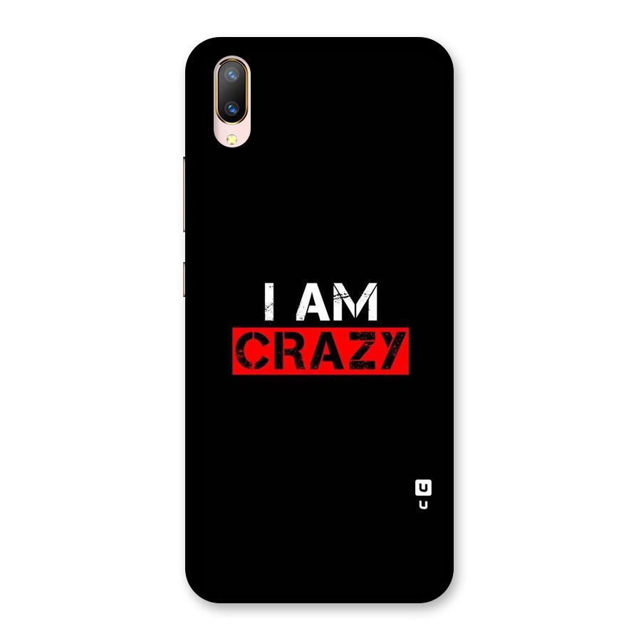 I am Crazy Back Case for Vivo V11 Pro