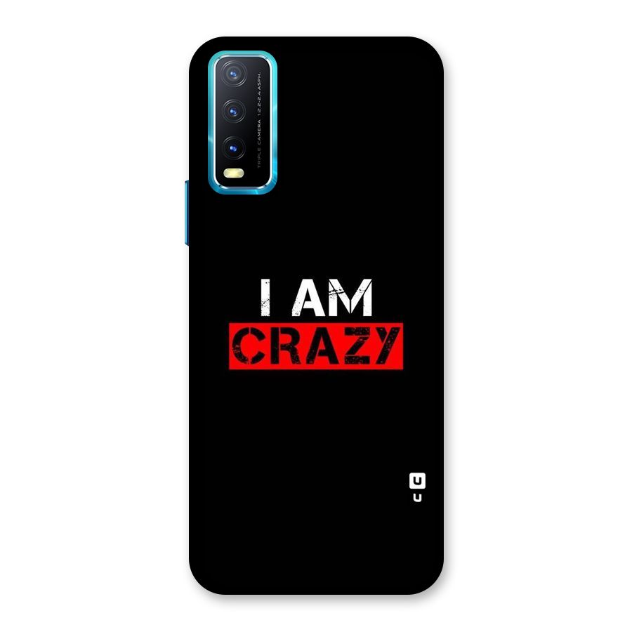 I am Crazy Back Case for Vivo Y20A